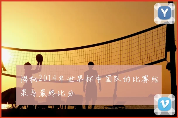 揭秘2014年世界杯中国队的比赛结果与最终比分